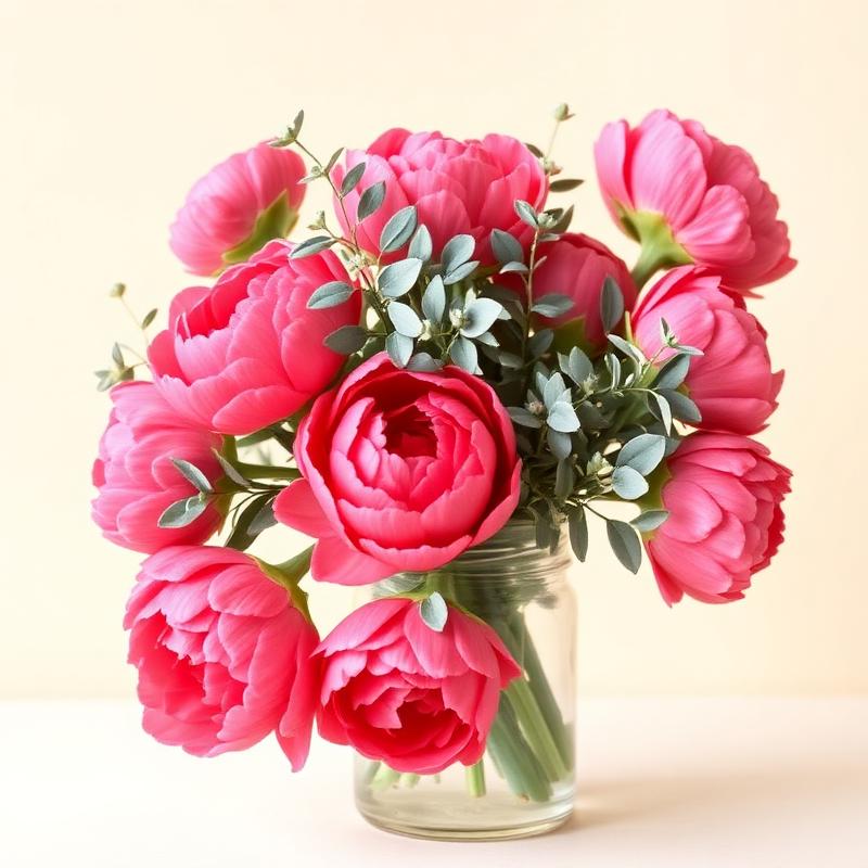 Coral Peony Posy