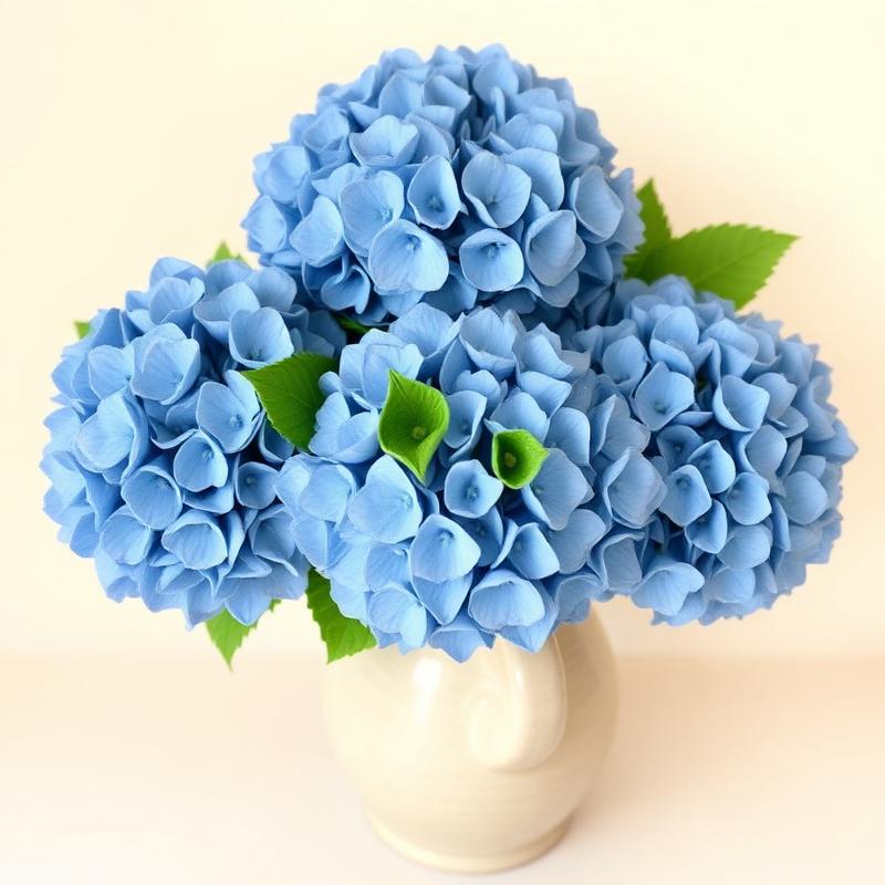 Blue Hydrangea Jug