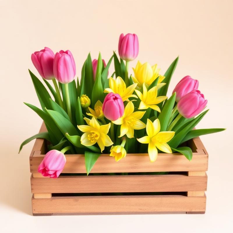 Spring Tulip Crate