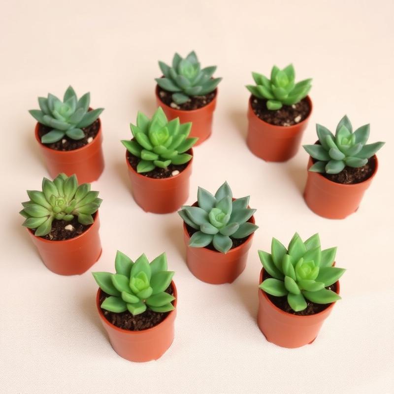 Succulent Favour Set of 6