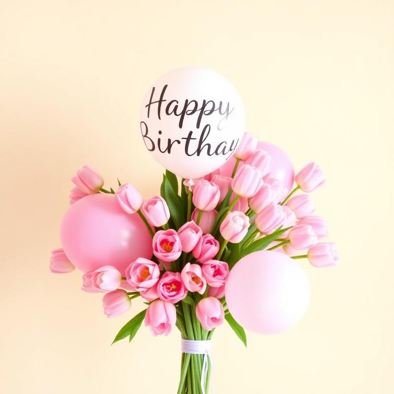 Birthday Blooms & Balloons