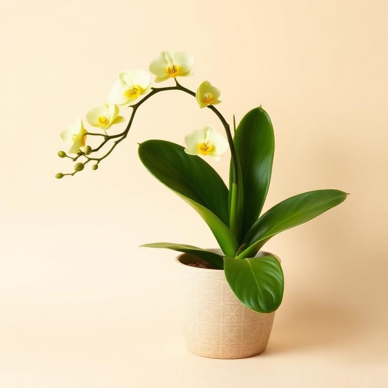 Living Orchid Plant